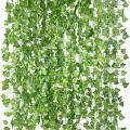 Pack Of 12 Artificial Ivy Garland, for Office, Kitchen, Garden(2.1m)