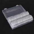 80x 46 Mm Coin Capsules Round Coin Holder Case and 7 Sizes Gasket