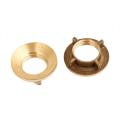 10 Pcs Gold Tone Brass 1/2inchpt Threaded Water Tap Faucet Nuts