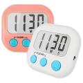 2pack Classroom Timers for Teachers Kids Digital Timer Pink White