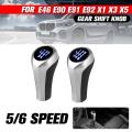 6 Speed Car Led Gear Shift Knob With/led Backlight Leather Shifter