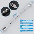 10 Pack Mixing Spoons,10 Inch Stainless Steel Cocktail Stirrer