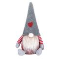 Christmas Faceless Elf Dwarf Family Decoration Holiday Gift Gray Hat