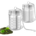 2pcs Tea Filter Tea Infuser for Loose Tea, Fine Mesh with Chain Hook