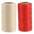 260m 150d 1mm Leather Wax Thread Hand Needle Cord Red