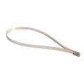 100pcs 4.6x300mm Stainless Steel Exhaust Metal Self-locking Cable Tie
