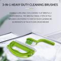 Tile Brushes Grout,3-in-1 Heavy Duty Brushes Scrubber for Household