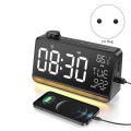 Alarm Clock 9inch Large Display Digital Clock Eu Plug