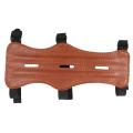Archery Sports Gear Pu Leather Three-belt Armguards Supplies, Brown