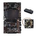 Btcx79 H61 Miner Motherboard with Fan Lga 2011 Ddr3 for Btc Mining