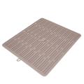 Dish Drying Mat, for Kitchen, Heat Resistant Mat (warm Gray)