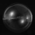 20 Pcs 4-inch Clear Plastic Fillable Ornaments Ball