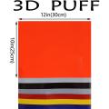 3d Puff Sleeve Heat Transfer Vinyl Sheet Foam Htv Press Film