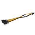 8 Pin to 3x 8pin (6+2) Pin Pci-e Extension Cable for Graphics Card