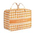 Household Large Quilt Finishing Bag Clothes Organizer Box Orange