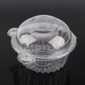 100pcs Cupcake Plastic Cups Muffin Pods Dome Cups Cake Box