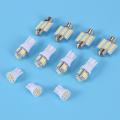 11 Pcs White Led Lights Interior for T10 & 31mm Dome Plate Lamp