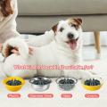 Slow Feeder Dog Bowls Insert-silicone Slow Eating Bowl Pad Grey