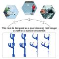 4pcs Pool Pole Hanger Plastic Holder Hooks for Telescopic Poles