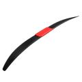 Rear Spoiler Tail Trunk Boot Wing Bar Three-stage Rear Lip Spoiler