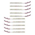 5pcs 10cm Waterproof Red 5050 Led Strip Lights Dc 12v Boat Car