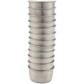 12pcs Stainless Steel Container Storage Containers for Sauces Spices
