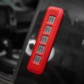 Door Password Code Lock Switch Button Frame Cover Red