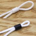 100 Pcs Adjustable Lanyard Buckle Barrel Connectors Adjuster White