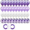 40pcs 12inch Purple Latex Balloons Baby Birthday Party Decorations