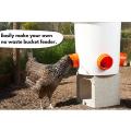 Chicken Feeder Kit,chicken Feeders No Waste Rodent Proof, Poultry