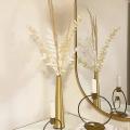10.5/8.5 Inch Metal Taper Vase for Wedding Table Decorations(gold)