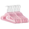 20 Pack Baby Velvet Hangers ,ultra Thin Kids Hangers (pink)