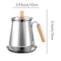 Oil Storage Can,wood Handle,for Coffee Juice Frying Oil