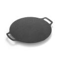 35cm Frying Pan Flat Pancake Griddle Uncoated Non-stick Bbq Grill