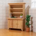 1/12 Scale Dollhouse Wood Three-door for Doll House Furniture Decor