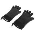 Heat-resistant Waterproof Silicone Gloves for Kitchen Cooking, 2 Pack