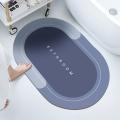 Super Absorbent Mat Quick Drying Bathroom Rug Non-slip Home Decor D