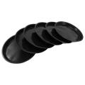 Plant Saucer 6 Pack 13.5 Inch Plastic Plant Trays(black)