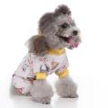 Heart Shaped Dog Print Pet Pajamas for Dogs,fleece Dog Jumpsuit -s