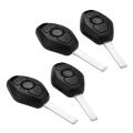 2pcs Uncut Car Replacement Remote Blank Key Shell Case for Bmw