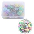 200 Flower Head Patchwork Pins Diy Needles for Tailor (button Pin)