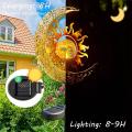 Garden Solar Lights Outdoor Decorative, Metal Stake Light Decorations