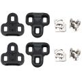 4x Pedal Cleat 4.5 Degree Road Bike Lock Plate for Cleats Accessories