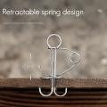 30pcs Spiral Shaped Spring Octopus Deck Peg for Camping Hiking Deck