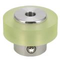 100mm Aluminum Polyurethane Industrial Encoder Wheel Measuring Wheel