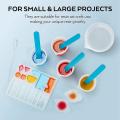 Silicone Resin Measuring Cups Tool Kit- with Measure Cups, Resin Mat