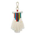 Boho Rainbow Keychain, with Tassel for Car Key Bag Purse Charm Gift,a