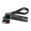 60v Gas Handle Twist Throttle with Battery Indicator&latching