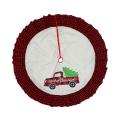 90cm New Year Decoration Christmas Tree Skirt for Scene Layout