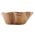 2x Household Fruit Bowl Wooden Candy Dish Carving Root 20-24 Cm